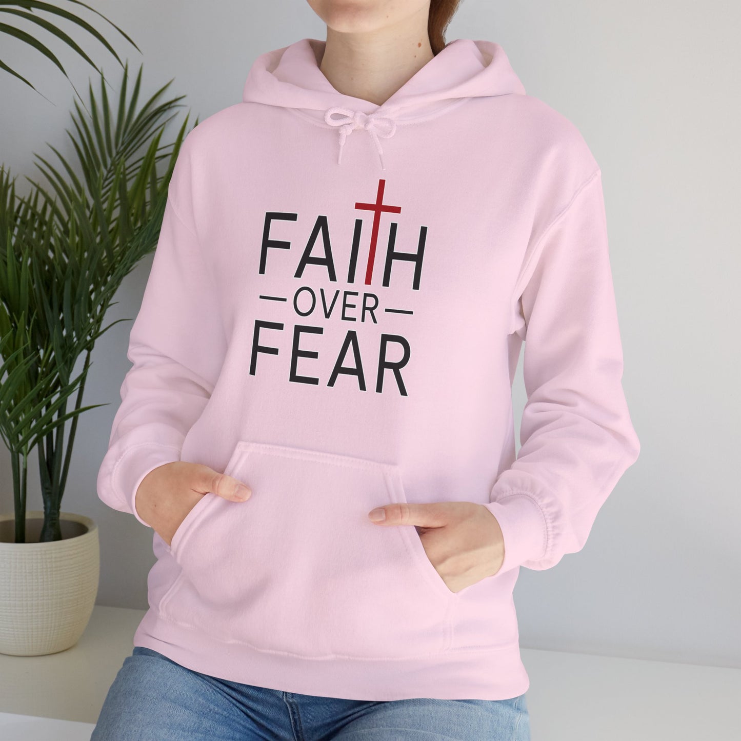 Faith Over Fear Christian Hoodie