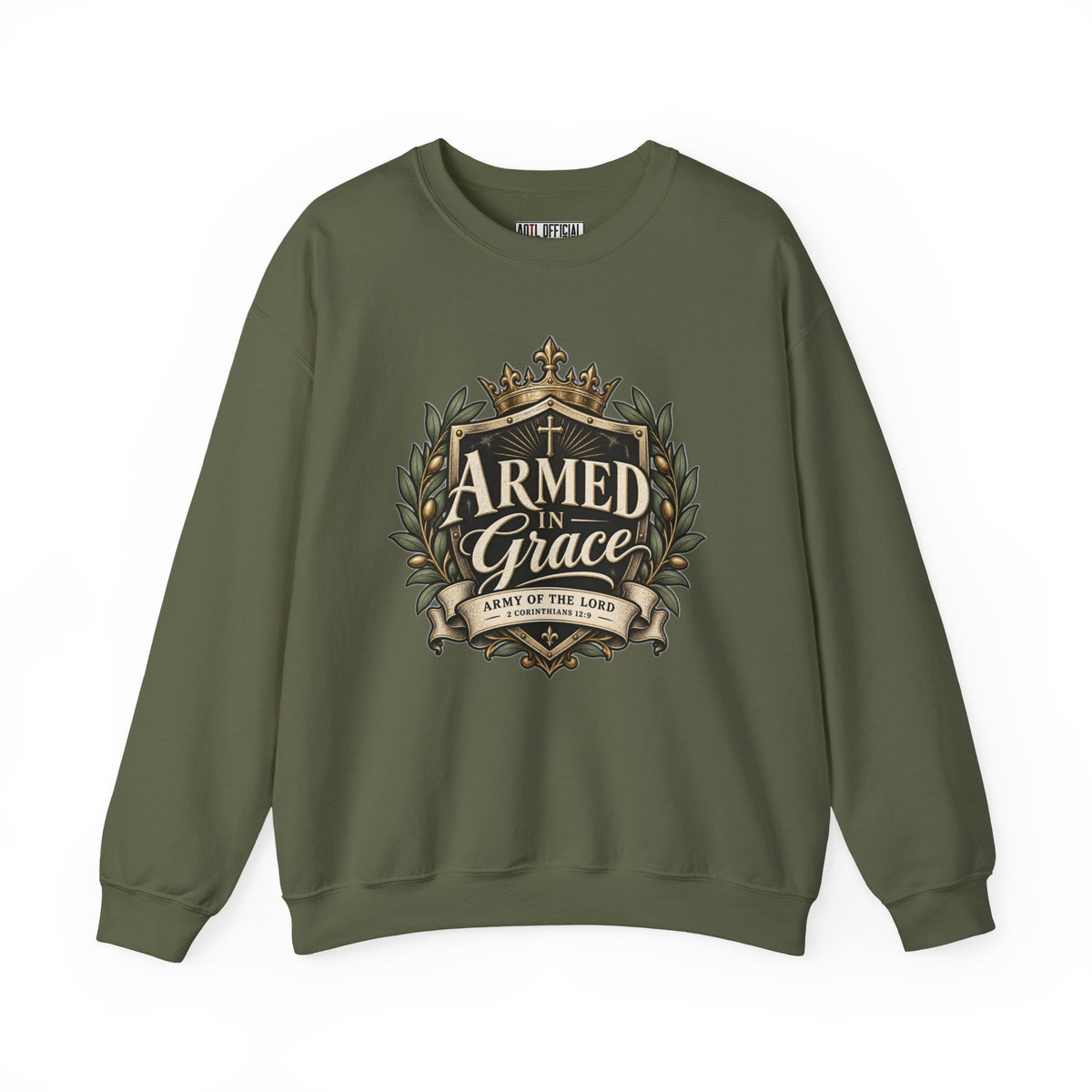 Army of the Lord — Armed in Grace Christian Sweatshirt
