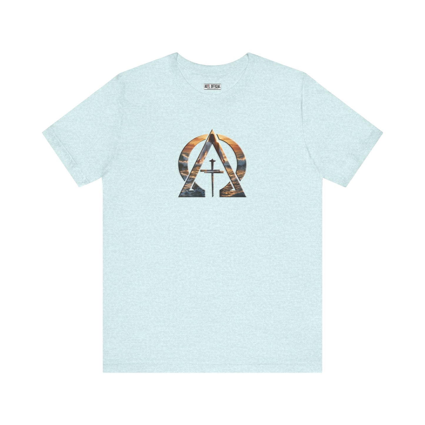 Devine Triad Alpha & Omega Jesus Walking On Water Unisex Short Sleeve Tee