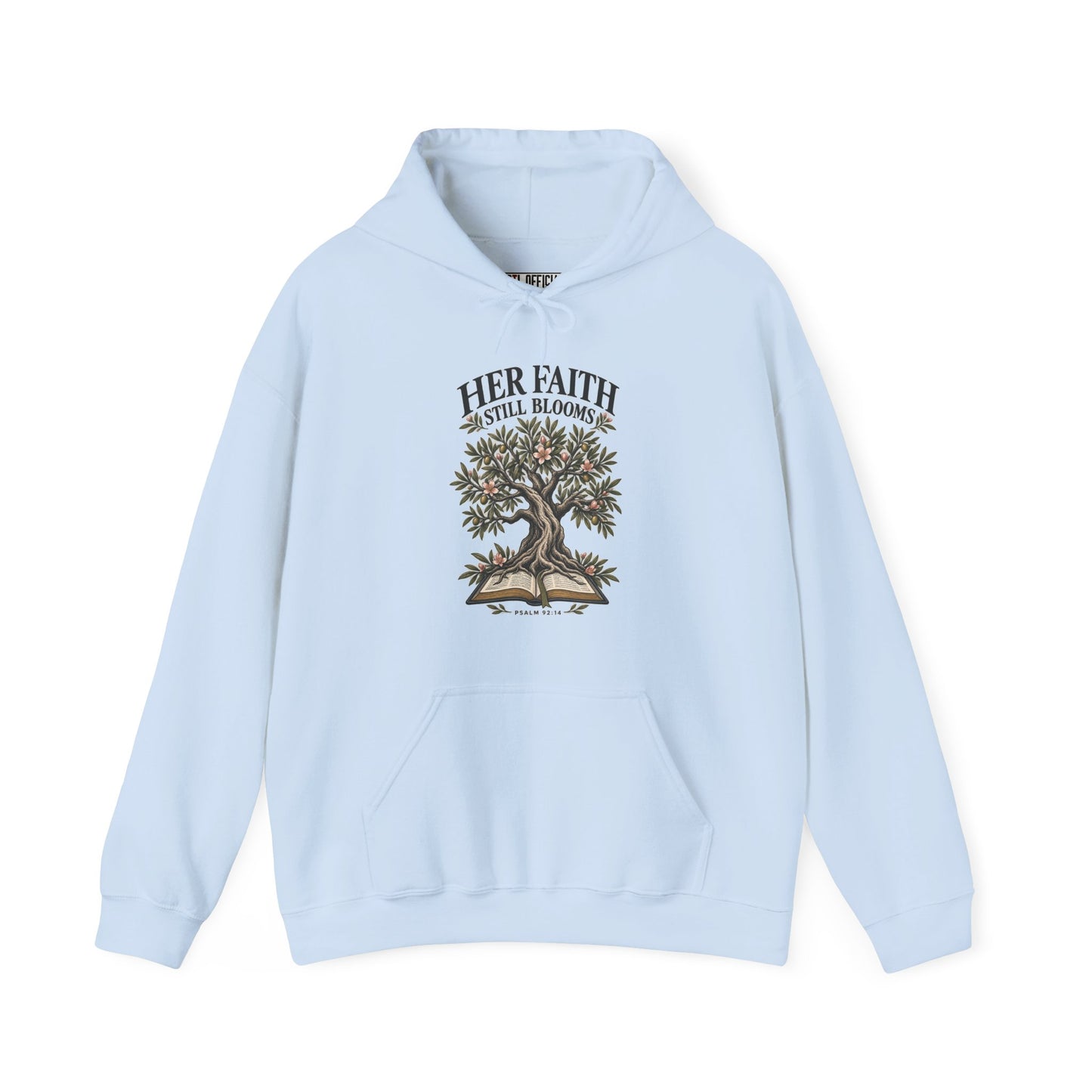 Her Faith Still Blooms Christian Hoodie