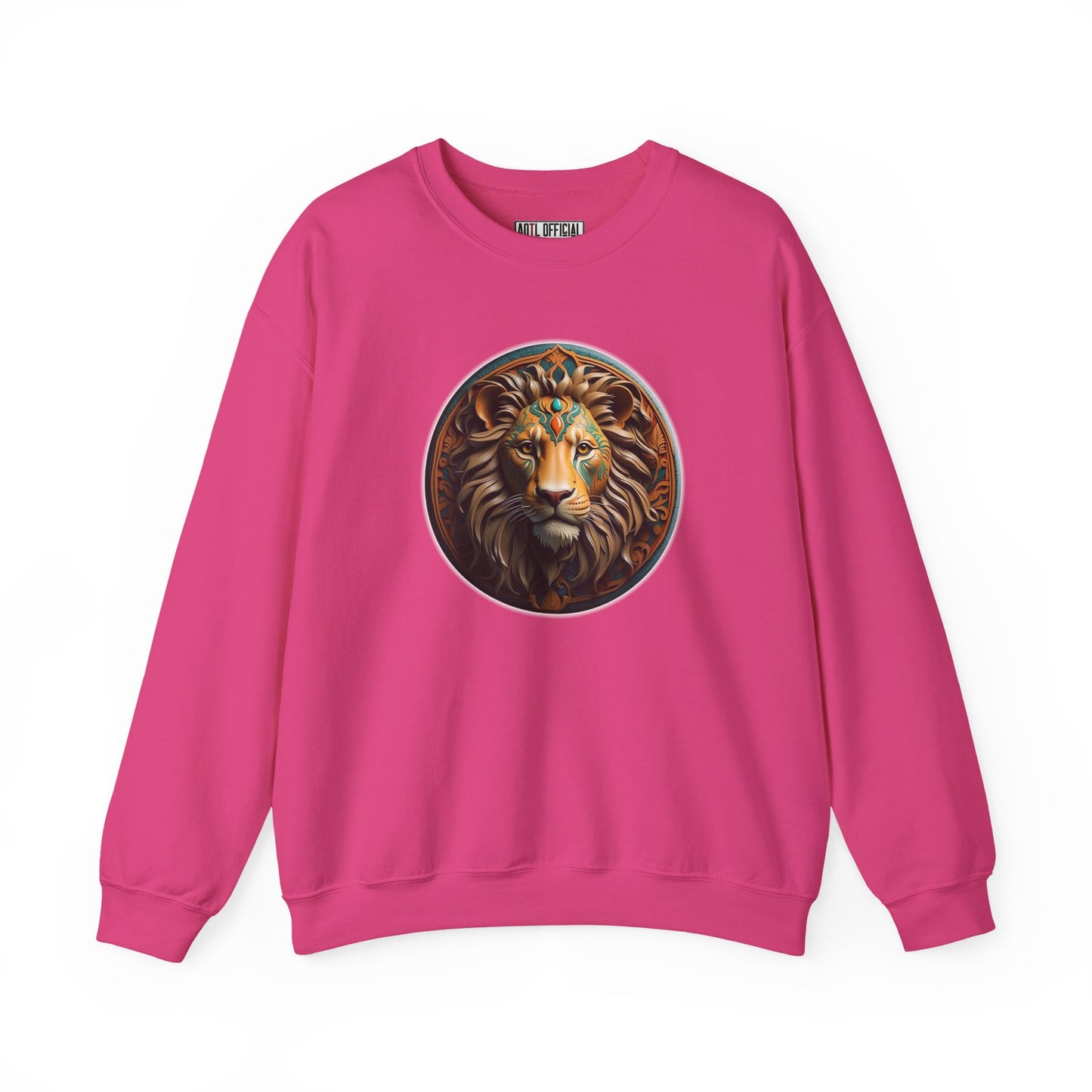 Majestic Redeemer Lion of Judah  Unisex Heavy Blend™ Crewneck Sweatshirt