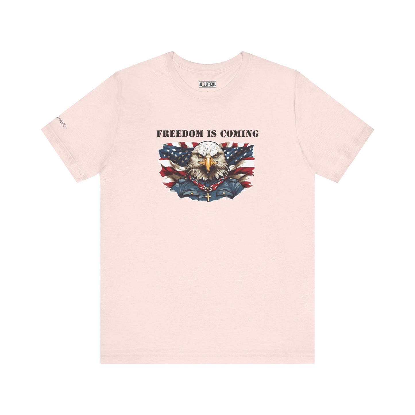 Freedom Is Coming Christian Patriotic Design