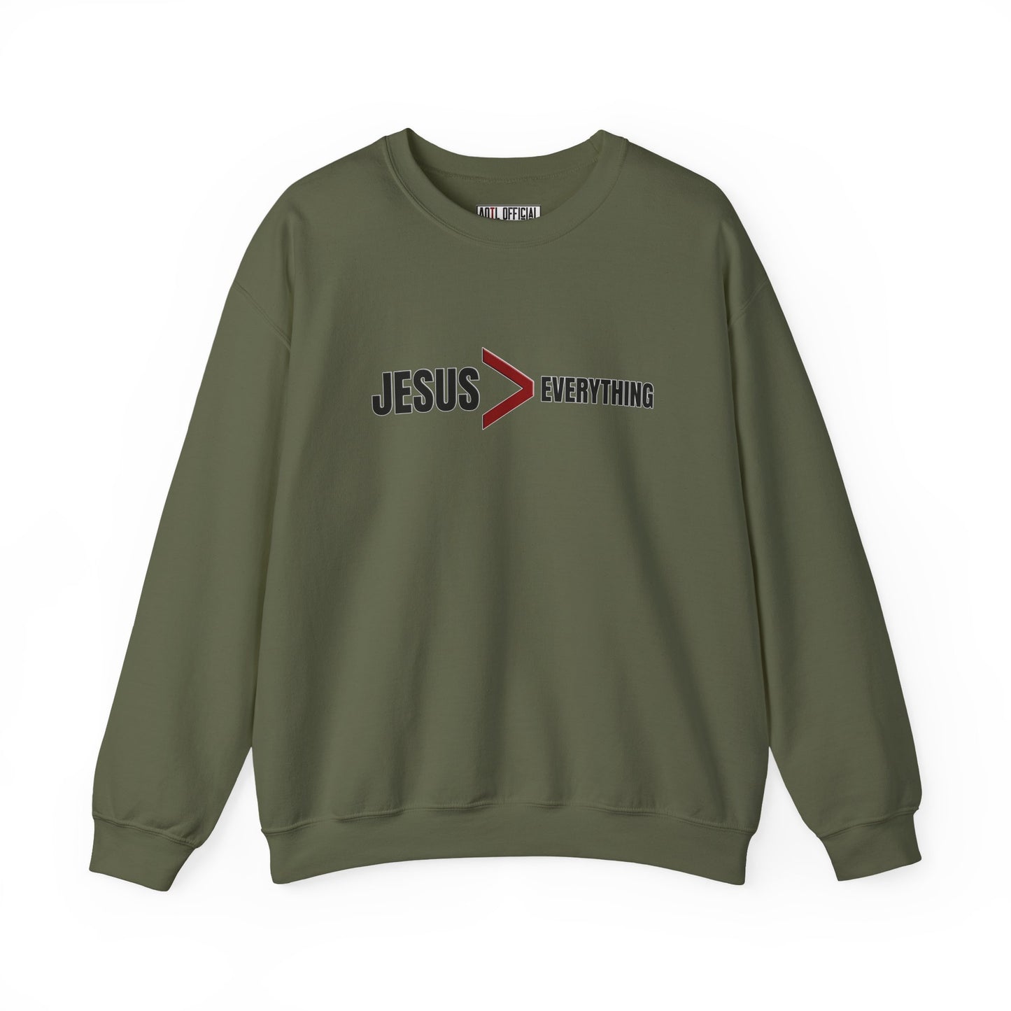 Jesus > Everything Christian Sweatshirt