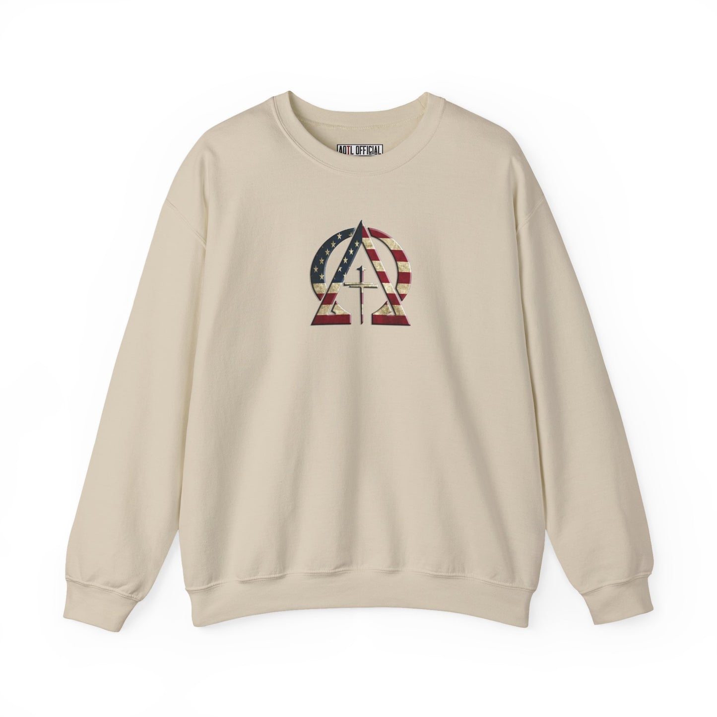 Alpha & Omega Vintage USA Unisex Heavy Blend™ Crewneck Sweatshirt