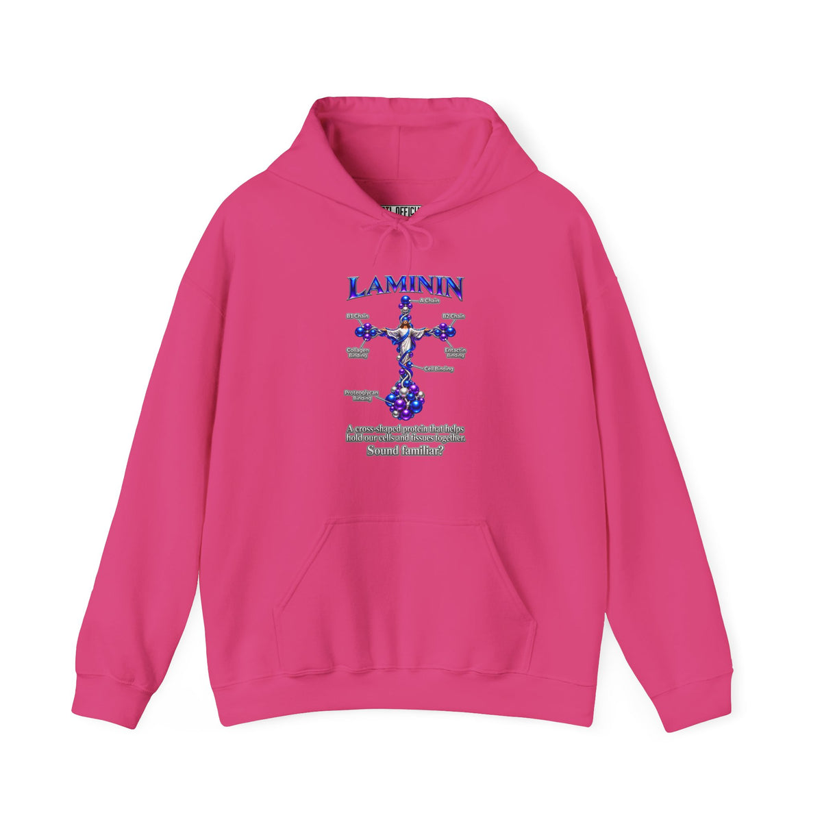 LAMININ Cross Design – Christian Hoodie