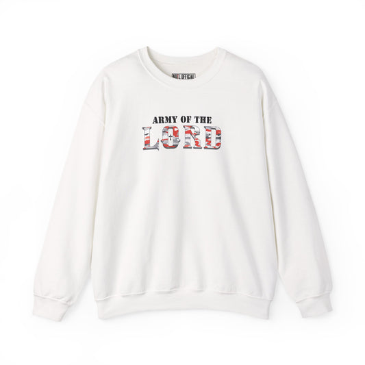 Red Camo Army of the Lord Unisex Heavy Blend™ Crewneck Sweatshirt