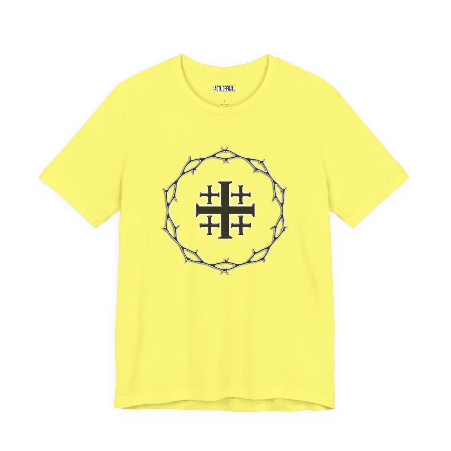 Circle of Thorns & Jerusalem Cross Unisex Short Sleeve Tee