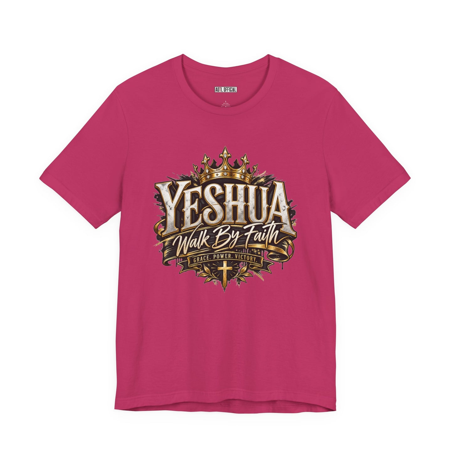 Yeshua – Walk By Faith Christian T-shirt