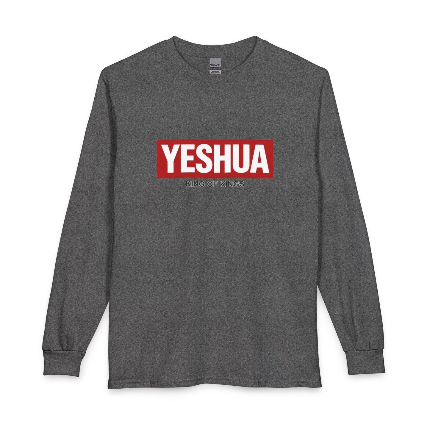 Yeshua Box Logo Christian Long Sleeve Shirt