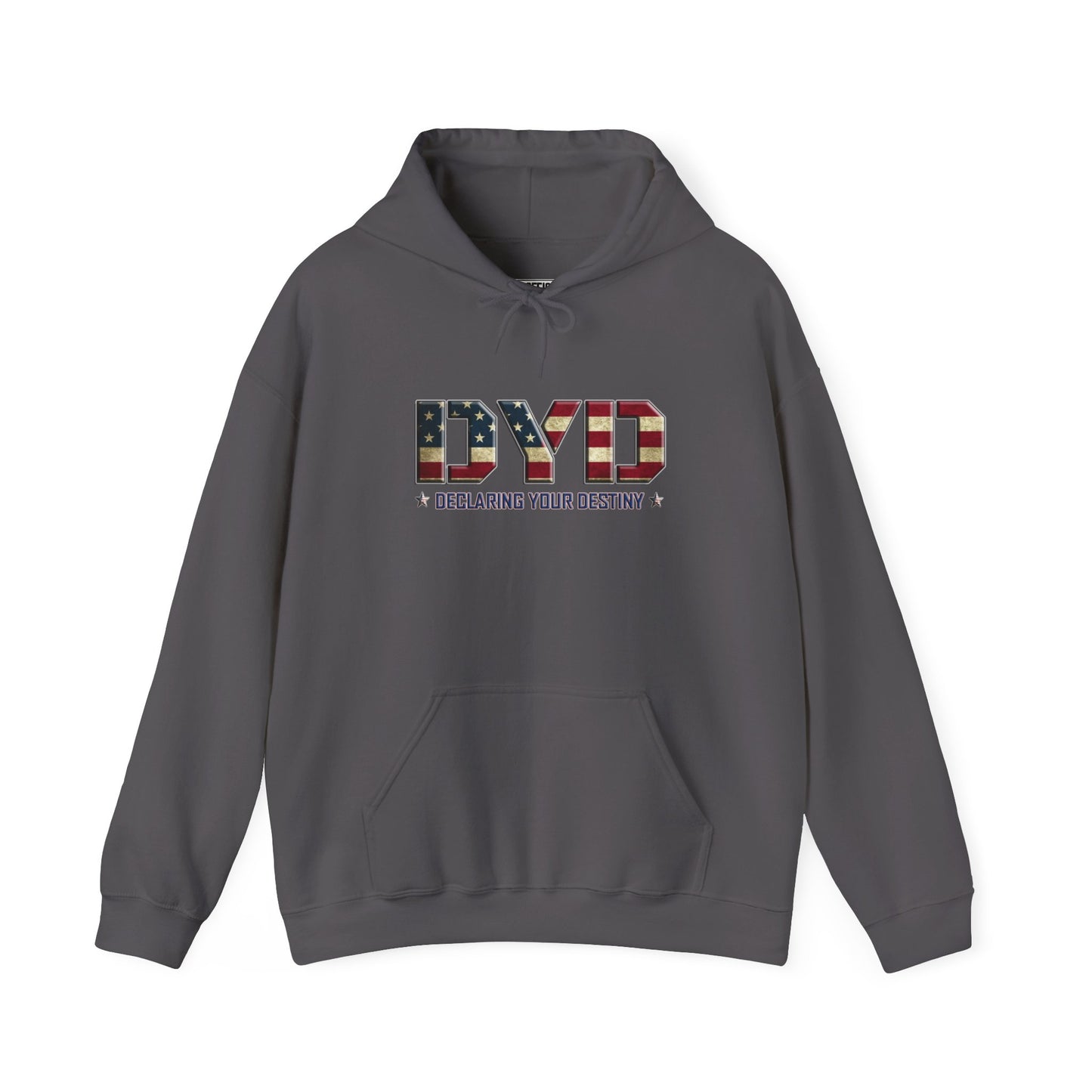 Declaring Your Destiny USA/ Sacrificial Freedom logo Unisex Heavy Blend™ Hooded Sweatshirt