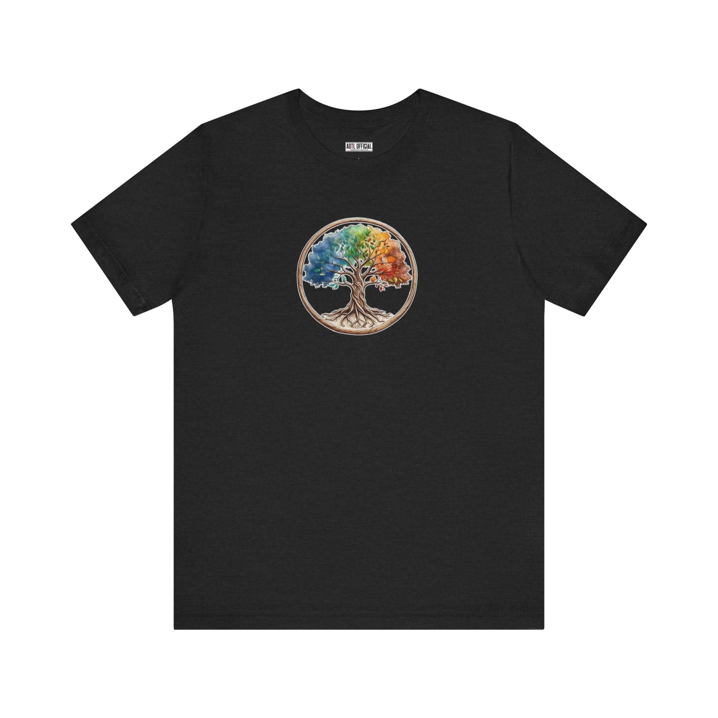 Colorful Tree Of Life Unisex Short Sleeve Tee