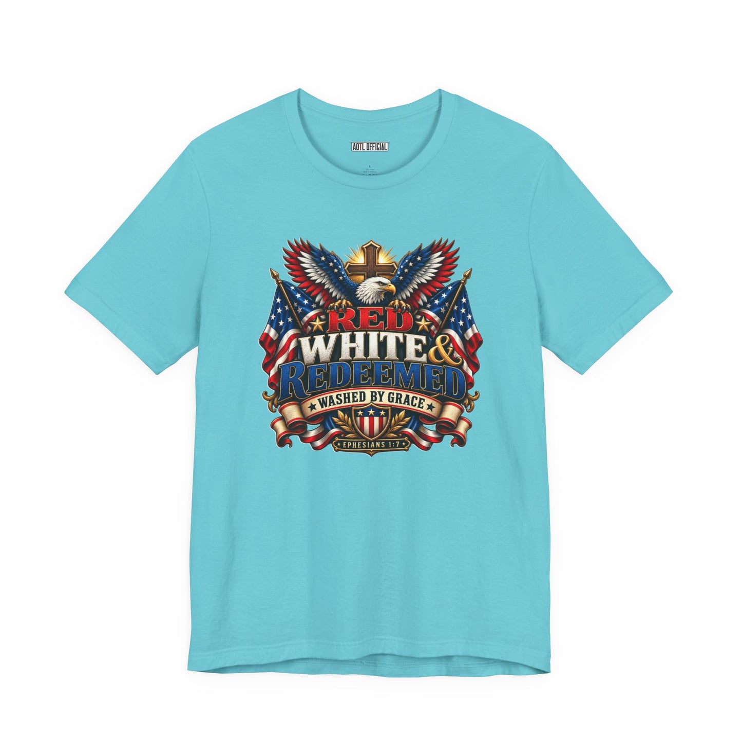 Red, White & Redeemed Christian T-shirt