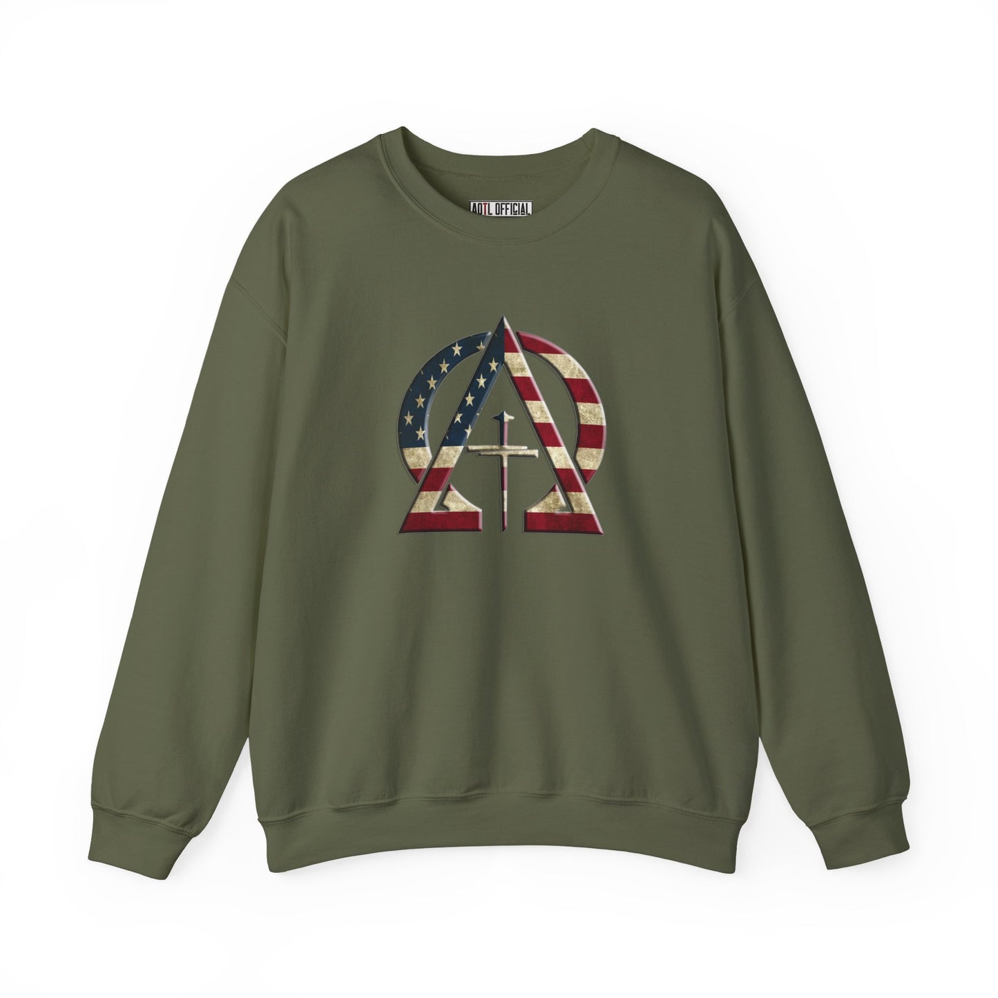 Alpha & Omega Vintage USA Unisex Heavy Blend™ Crewneck Sweatshirt