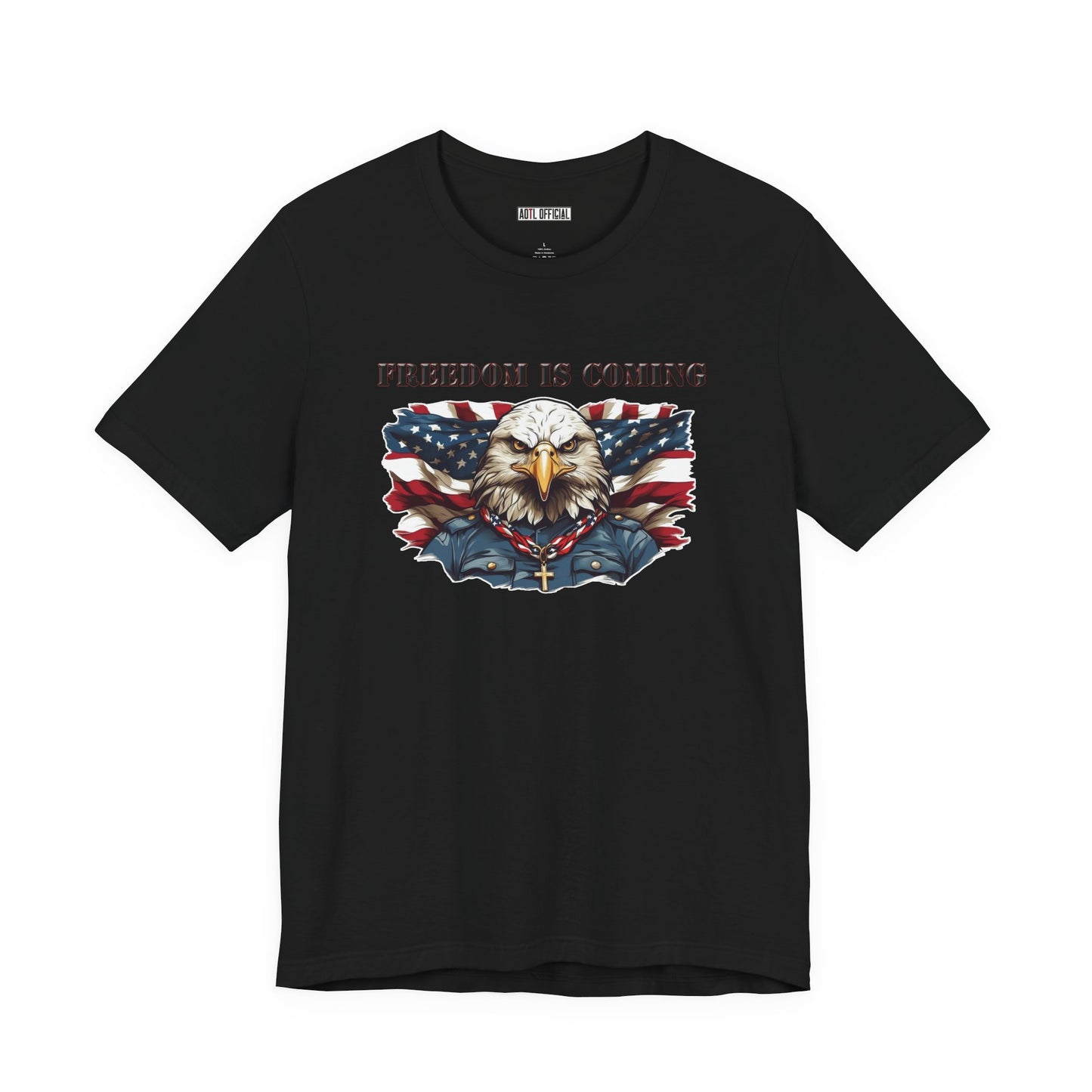 Freedom Is Coming Christian Patriotic Design