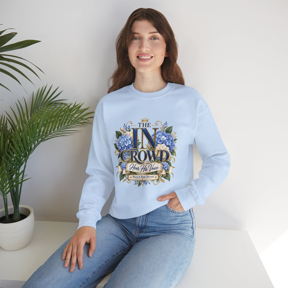 The In Crowd – Hear His Voice Christian Sweatshirt