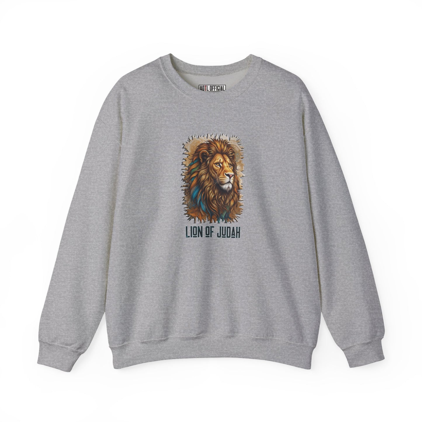Divine King  Lion of Judah  Unisex Heavy Blend™ Crewneck Sweatshirt