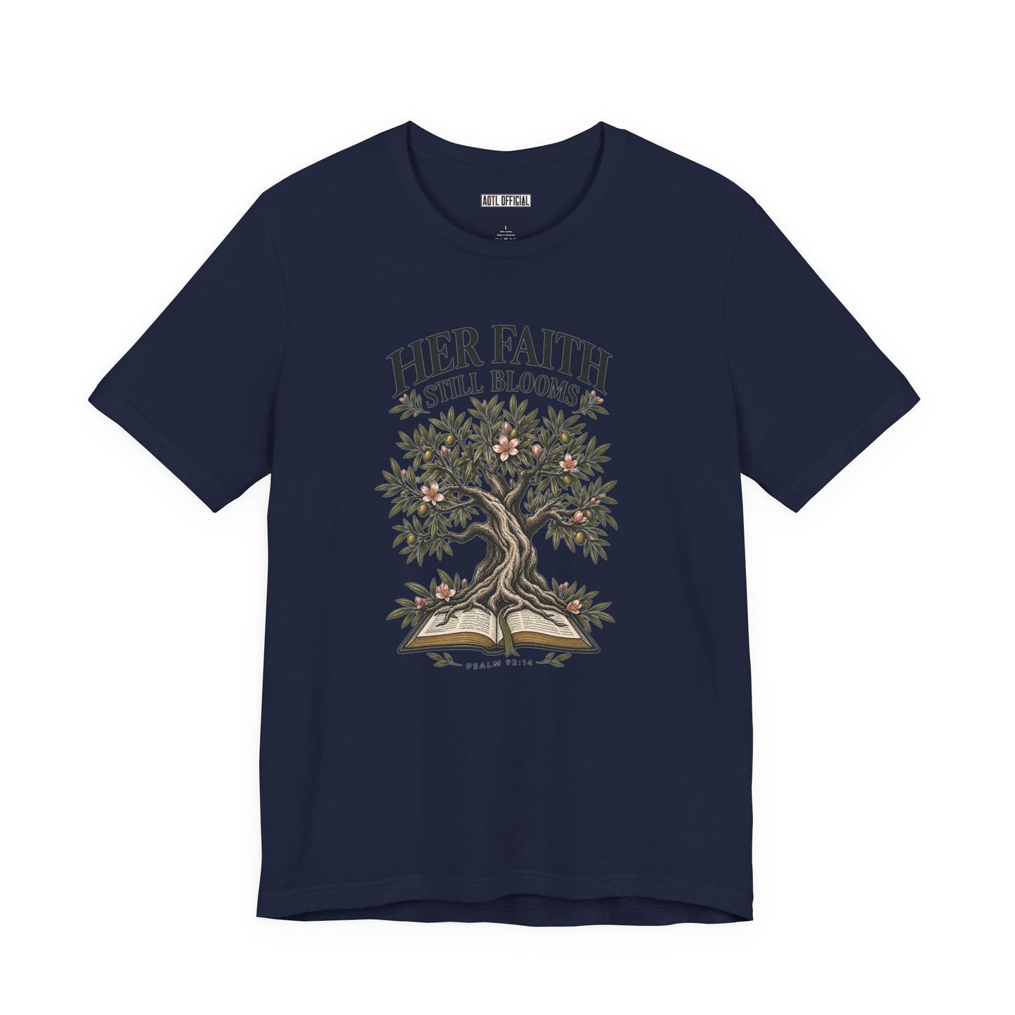 Her Faith Still Blooms Christian T-shirt