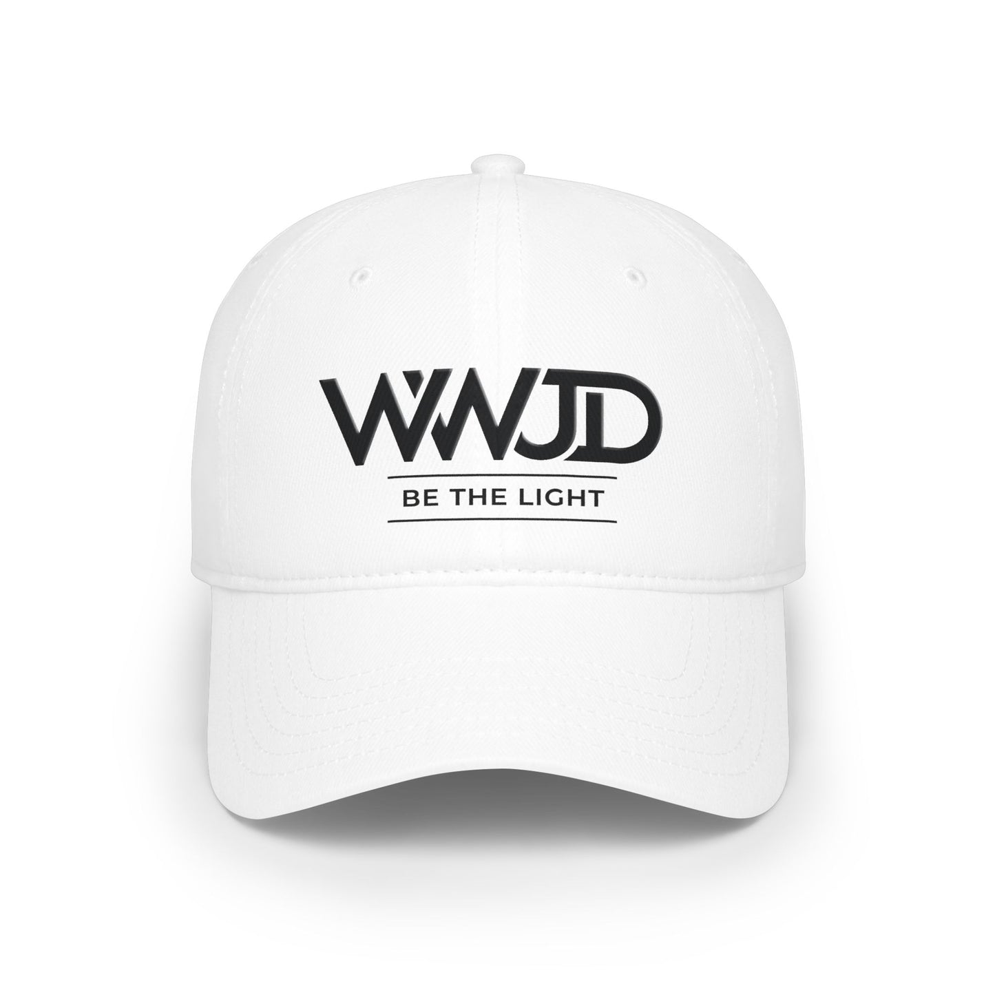What would Jesus Do Christian baseball cap faith-inspired design
