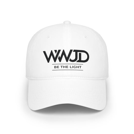 What would Jesus Do Christian baseball cap faith-inspired design
