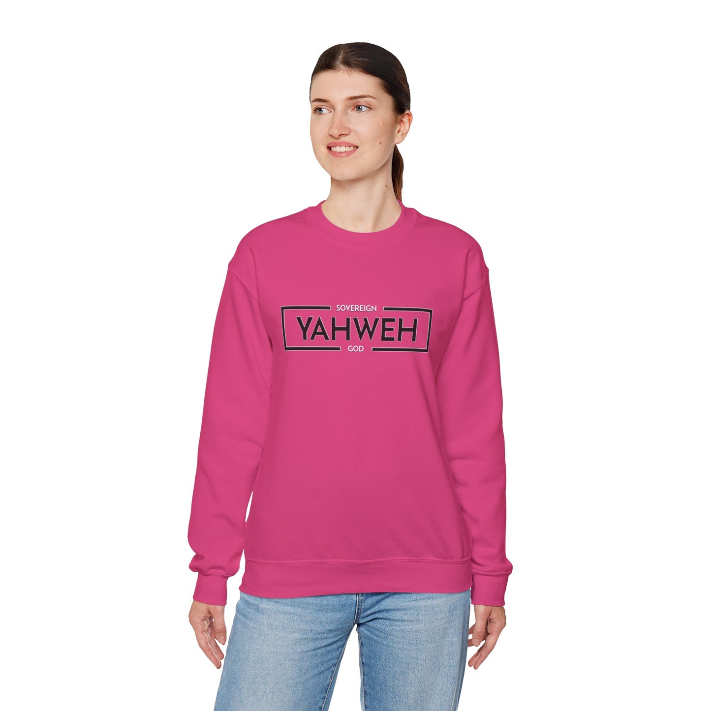 YAHWEH Sovereign God Unisex Heavy Blend™ Crewneck Sweatshirt