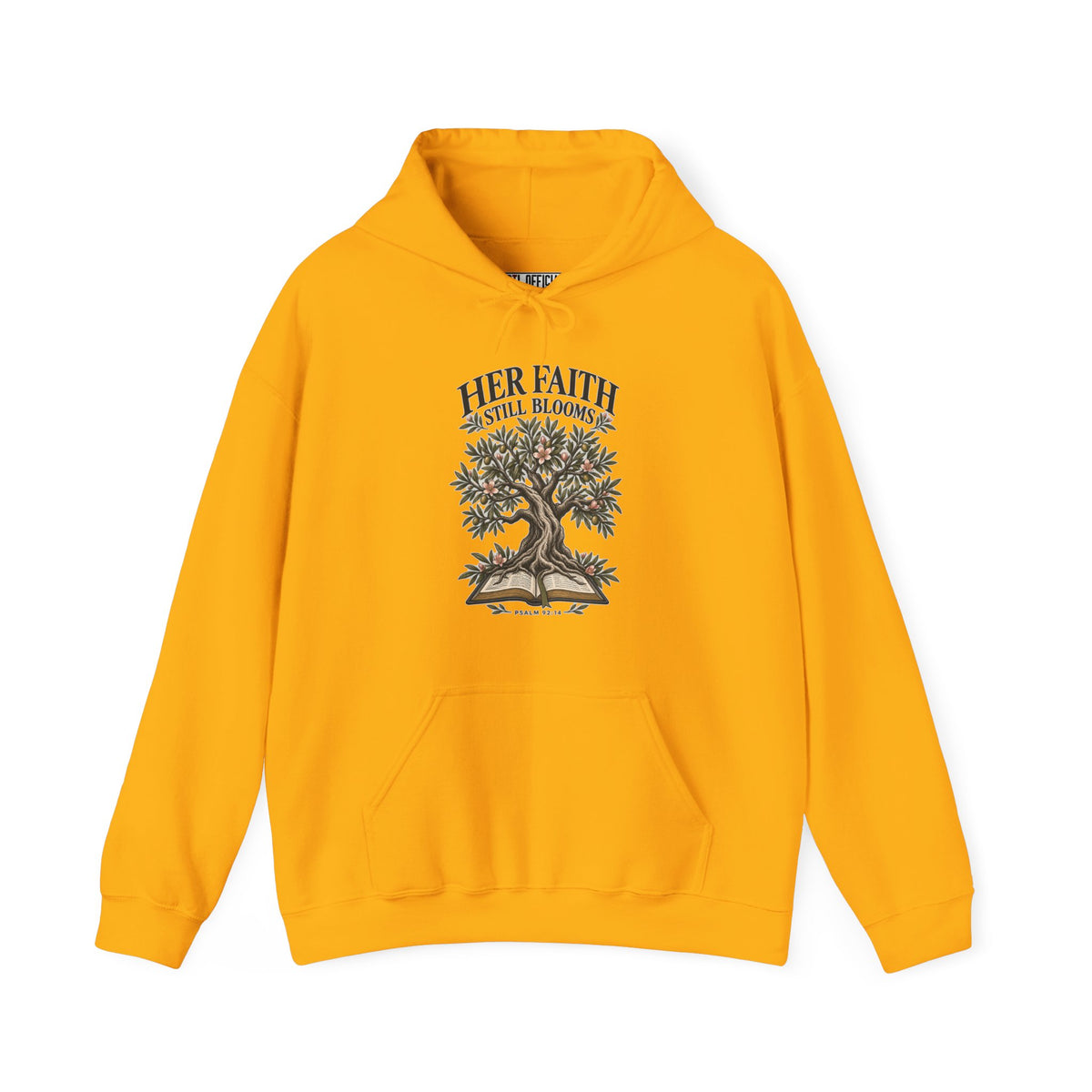 Her Faith Still Blooms Christian Hoodie