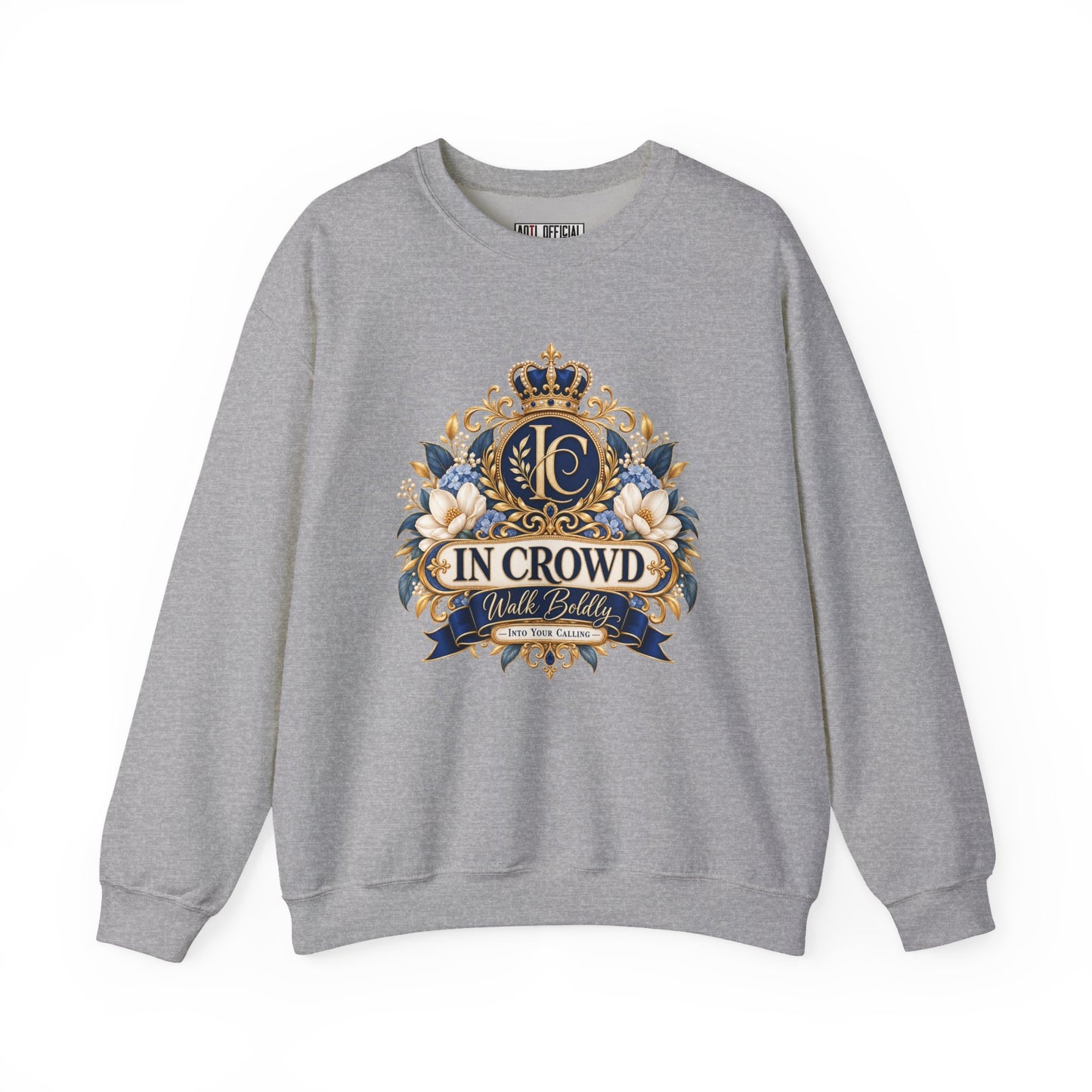 In Crowd – Walk Boldly Christian Sweatshirt