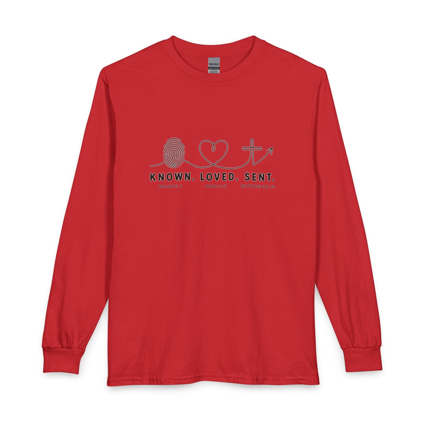 Known. Loved. Sent. Christian Long Sleeve Shirt