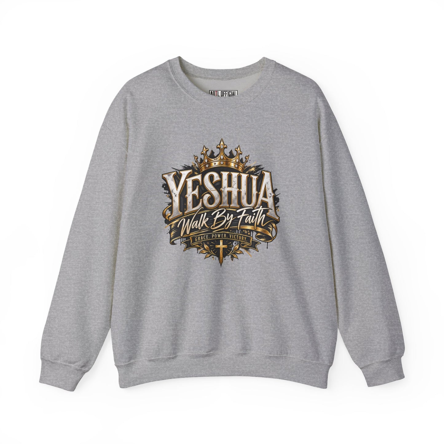 Yeshua – Walk By Faith Christian Sweatshirt