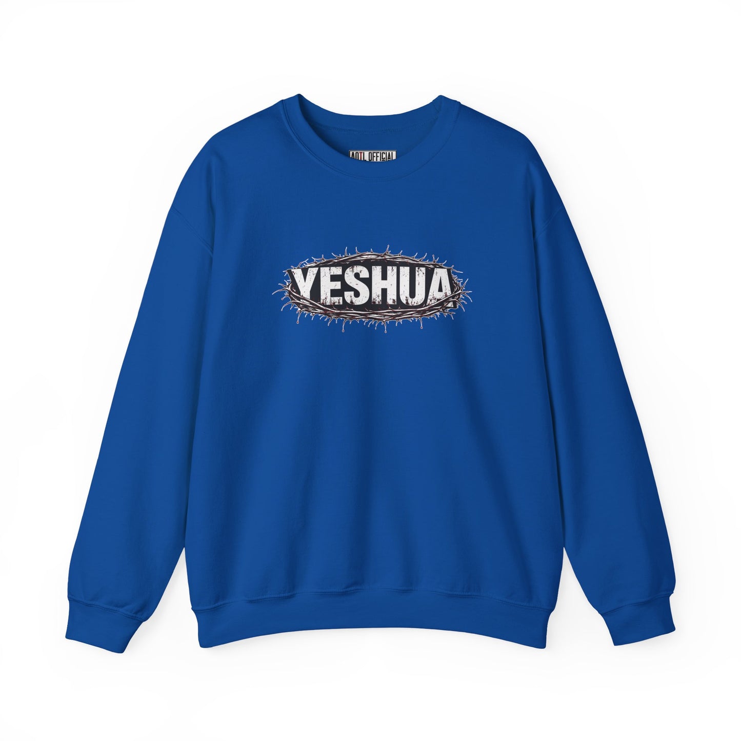 Yeshua Crown Of Thorns Christian Sweatshirt