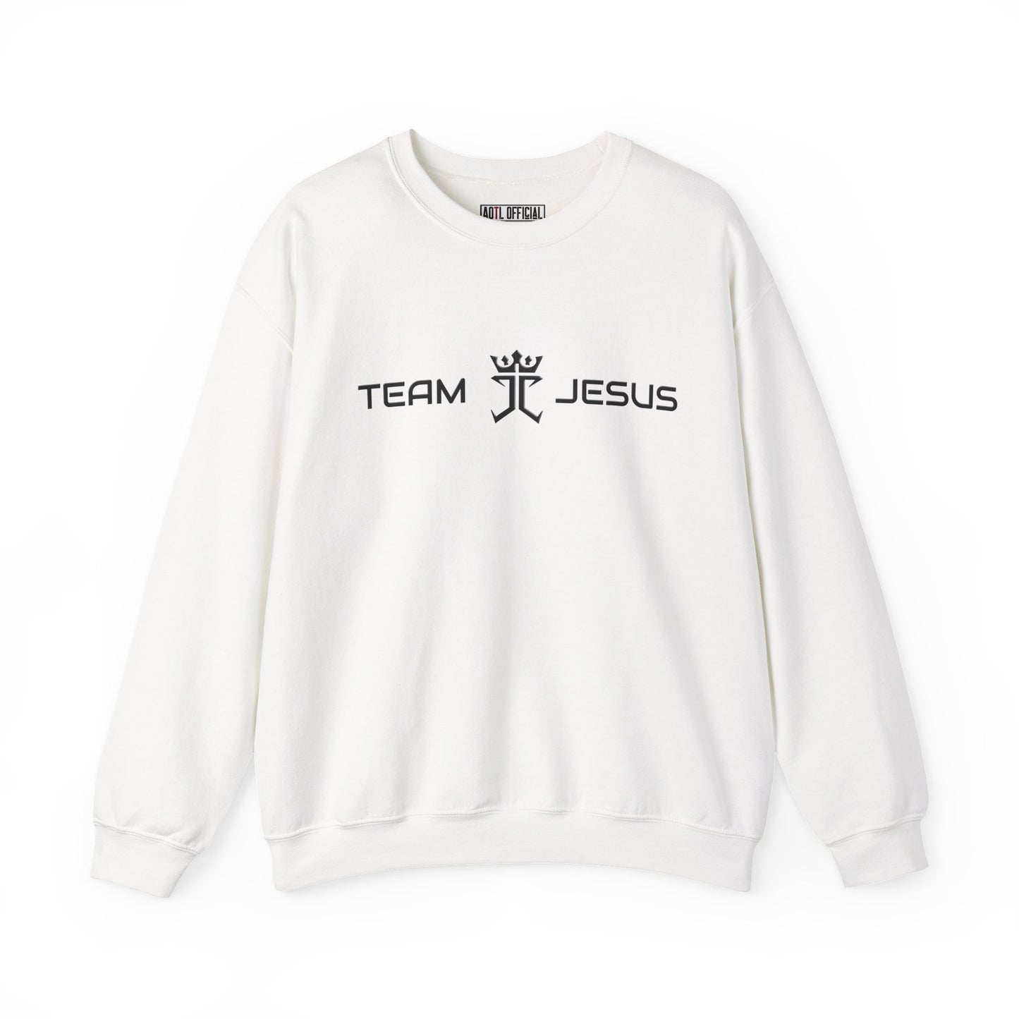 Team Jesus Version 2, Undefeated Since 33 AD Heavy Blend™ Crewneck Sweatshirt