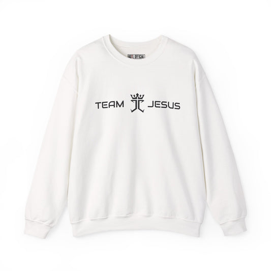 Team Jesus Version 2, Undefeated Since 33 AD Heavy Blend™ Crewneck Sweatshirt