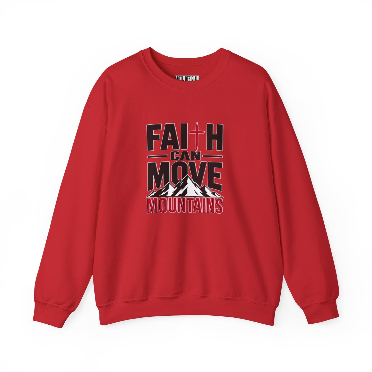 Faith Can Move Mountains Christian Sweatshirt