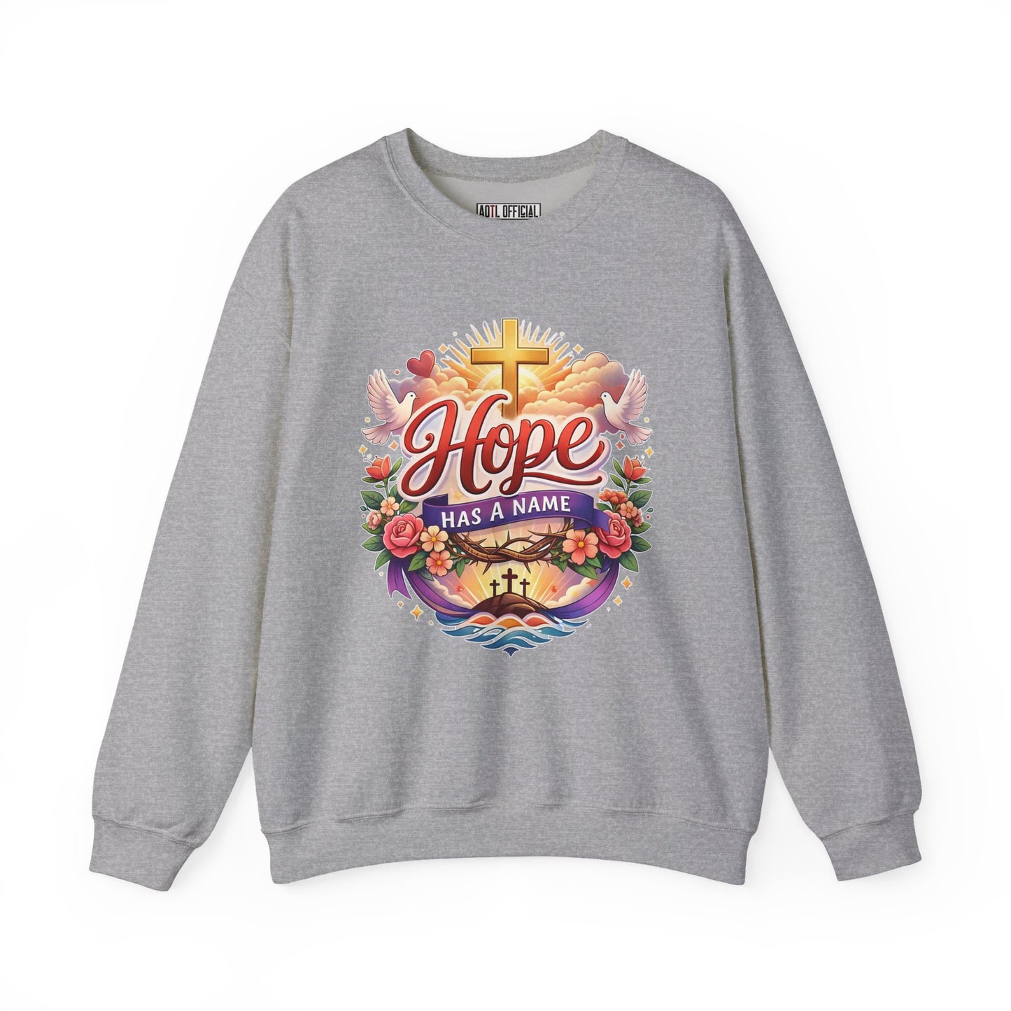 Hope Has A Name Nature Edition Unisex Heavy Blend™ Crewneck Sweatshirt