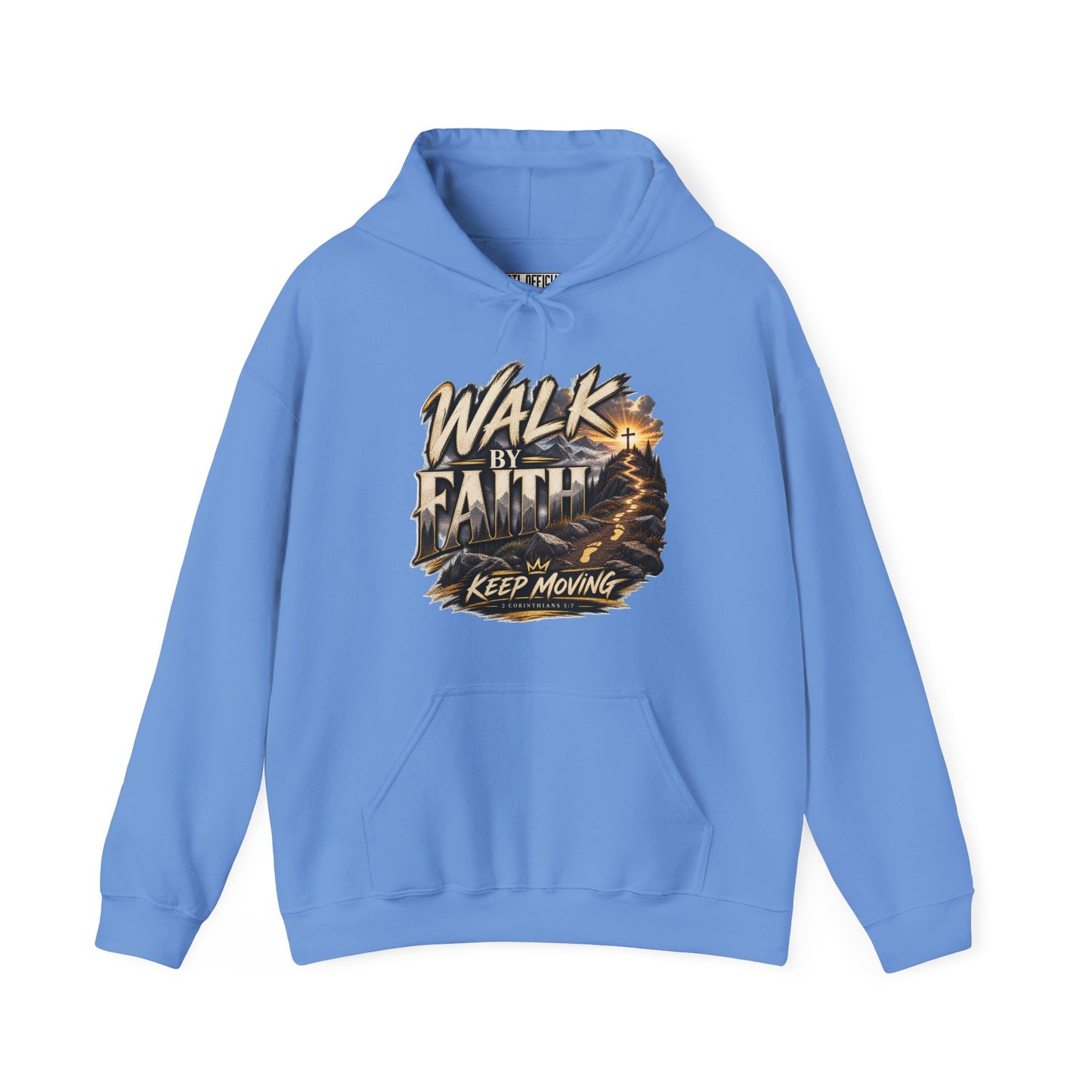 Walk by Faith – Keep Moving Christian Hoodie