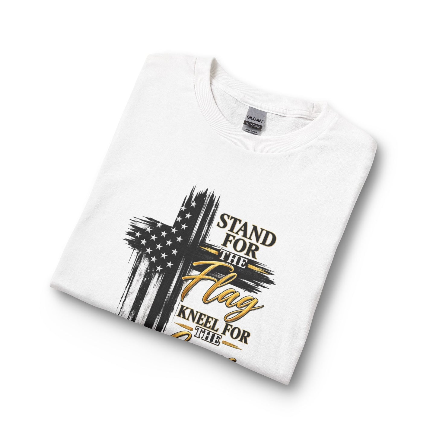 Stand for the Flag, Kneel for the Cross Christian Long Sleeve Shirt