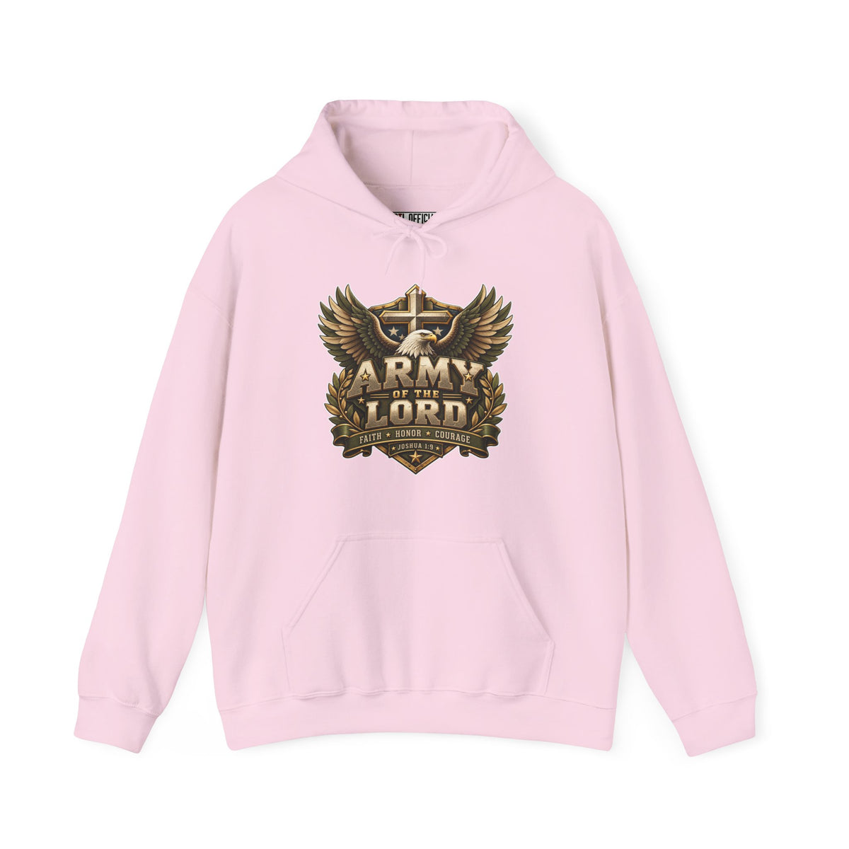 Army of the Lord — Faith, Honor & Courage Christian Hoodie