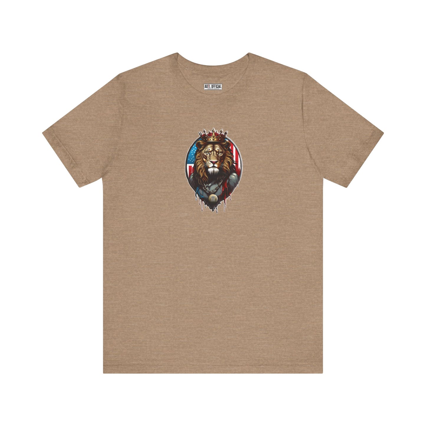 Royal Majesty: Lion of Judah Crowned  Unisex Short Sleeve Tee