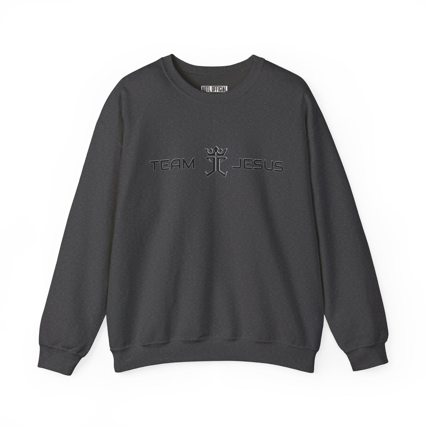 Team Jesus Version 2, Undefeated Since 33 AD Heavy Blend™ Crewneck Sweatshirt