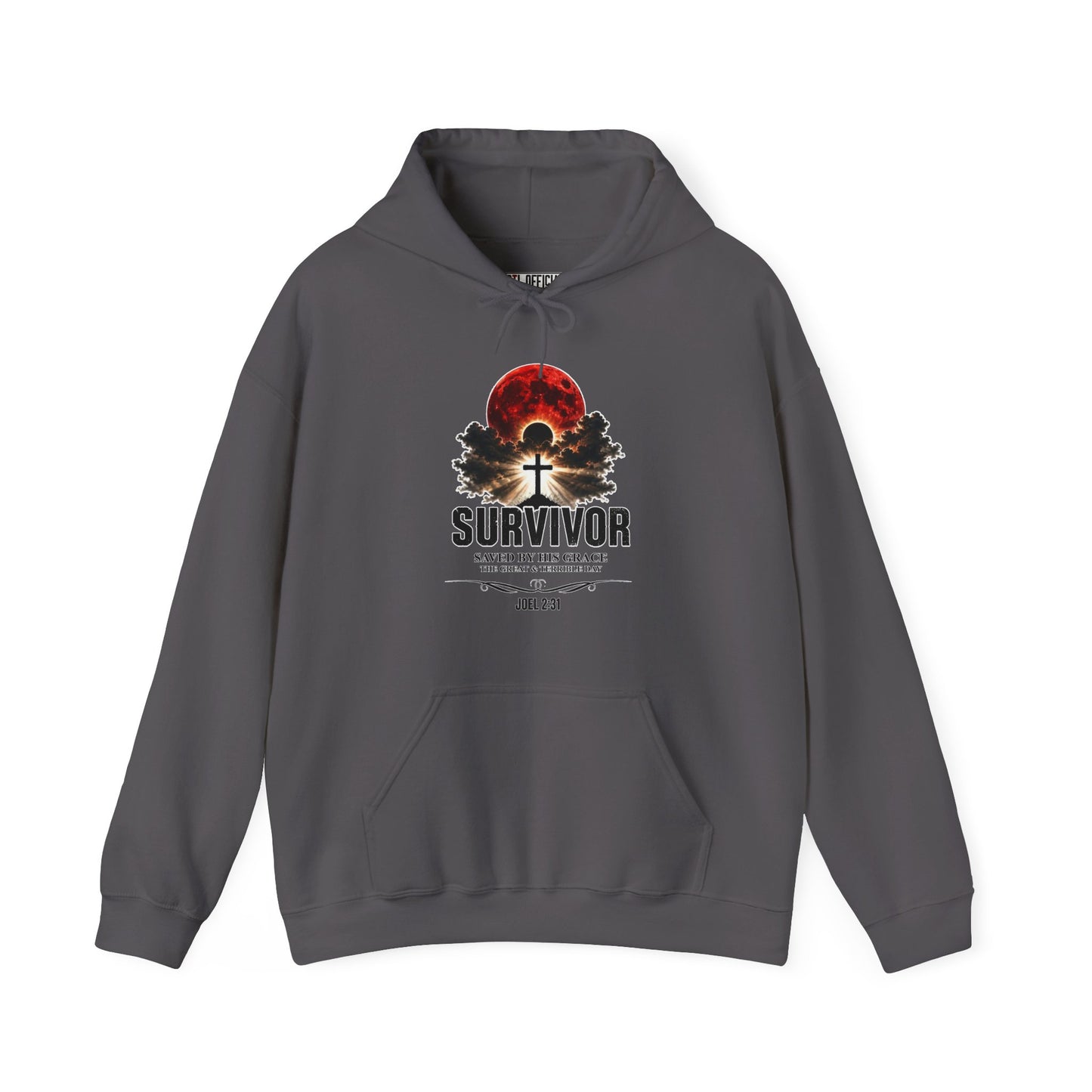 Survivor - Saved by His Grace (Joel 2:31) Christian Hoodie