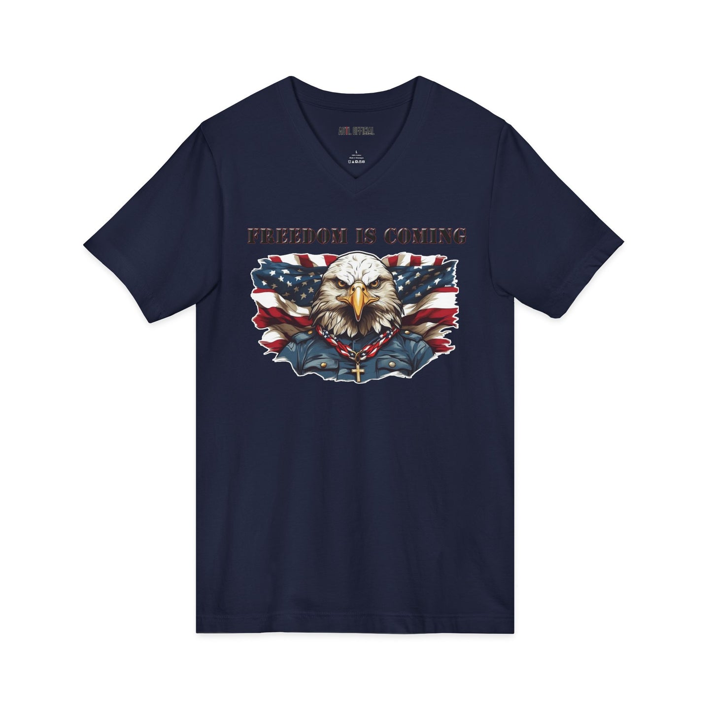 Freedom Is Coming  V-Neck Tee