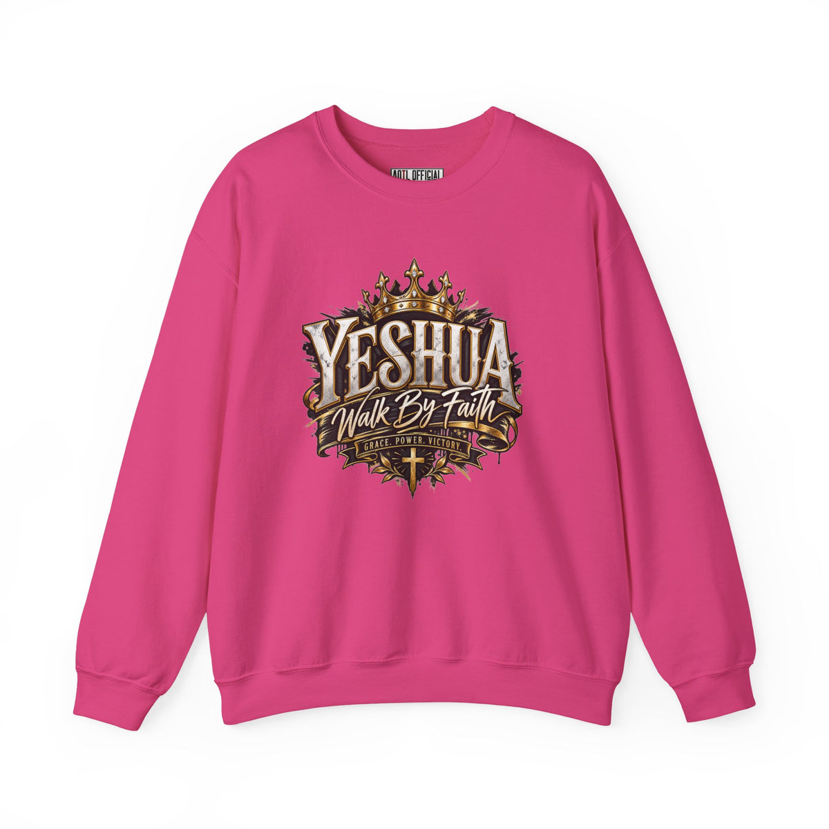 Yeshua – Walk By Faith Christian Sweatshirt