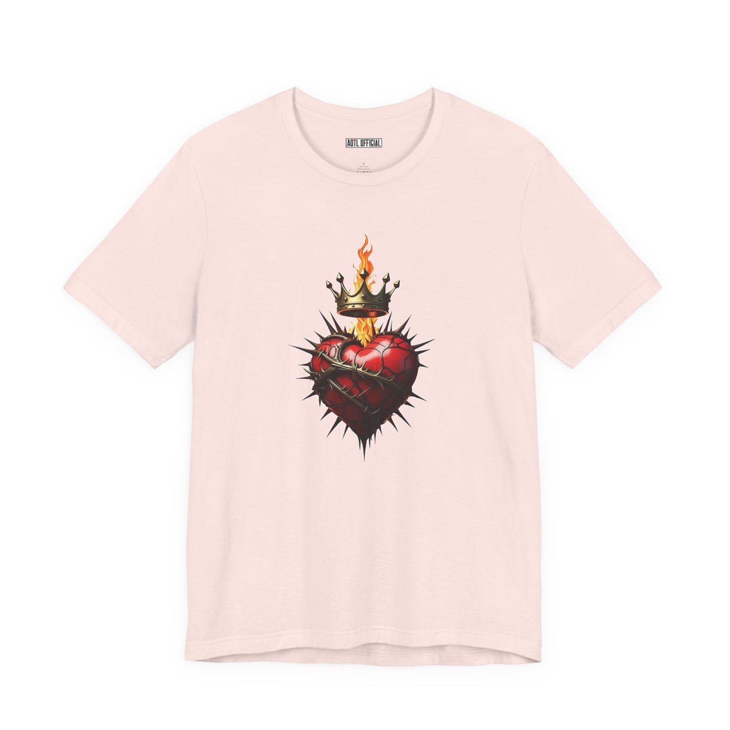 The Sacred Heart of Jesus Christian Unisex Short Sleeve Tee