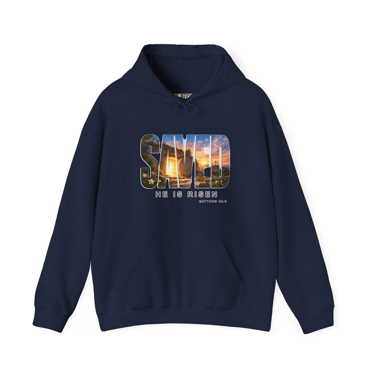 Saved-He Is Risen Christian Hoodie