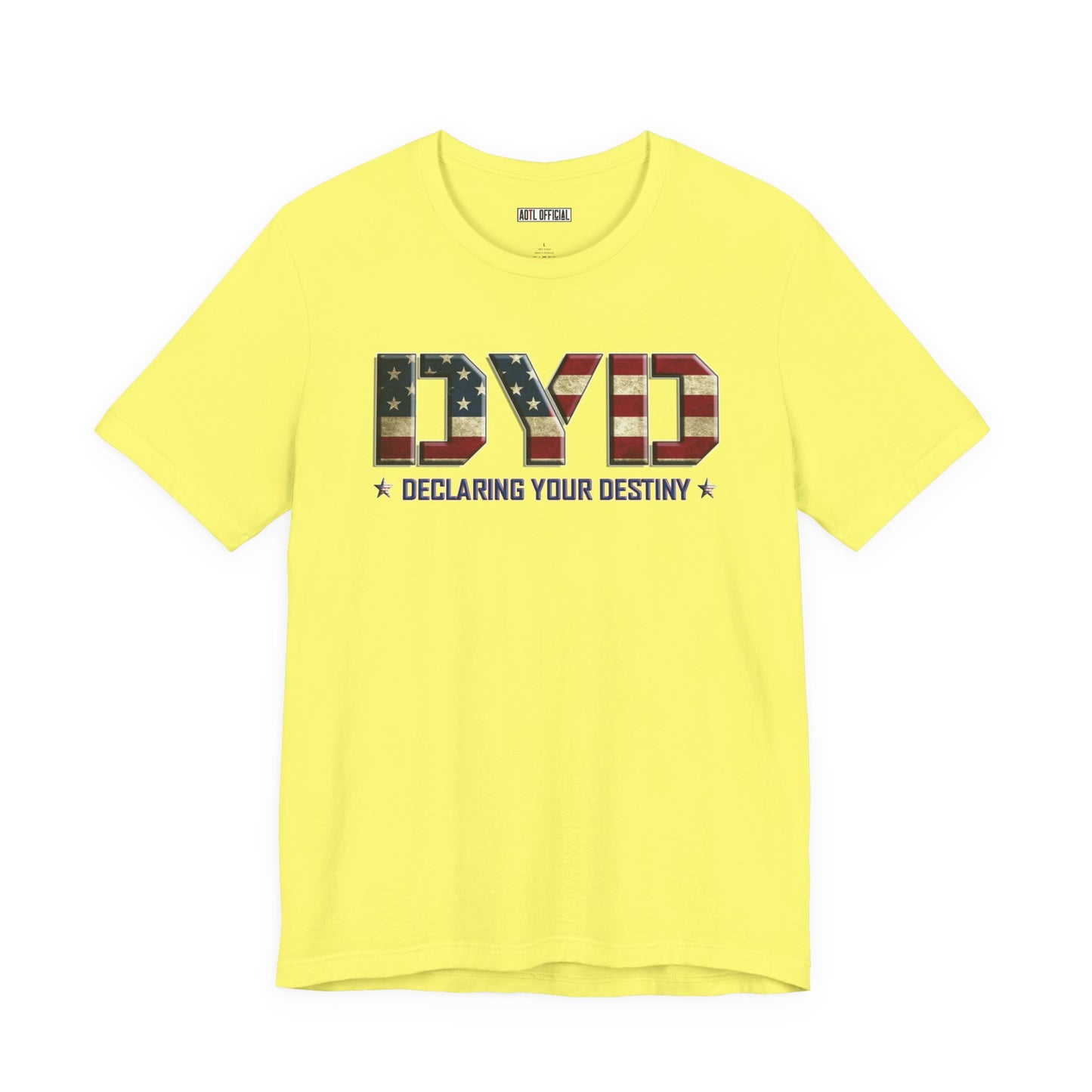 Declaring Your Destiny USA logo/Alpha & Omega USA
