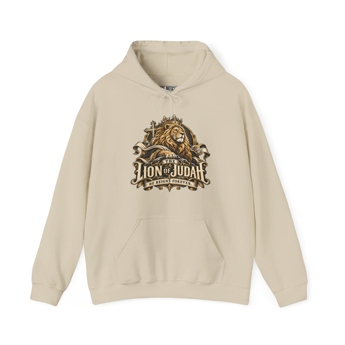 Lion of Judah —He Reigns Forever Christian Hoodie