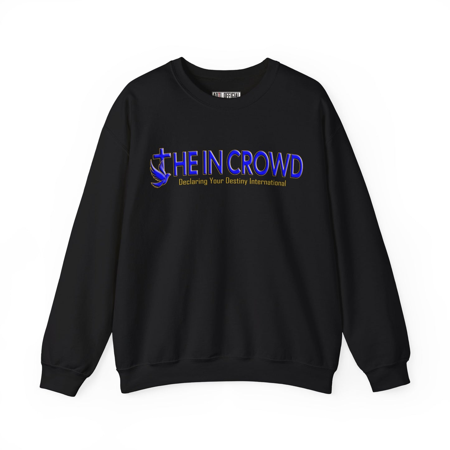 The In Crowd Blue & Gold logo Unisex Heavy Blend™ Crewneck Sweatshirt