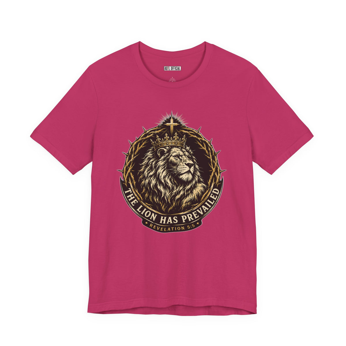 Lion of Judah — The Lion Has Prevailed Christian T-shirt