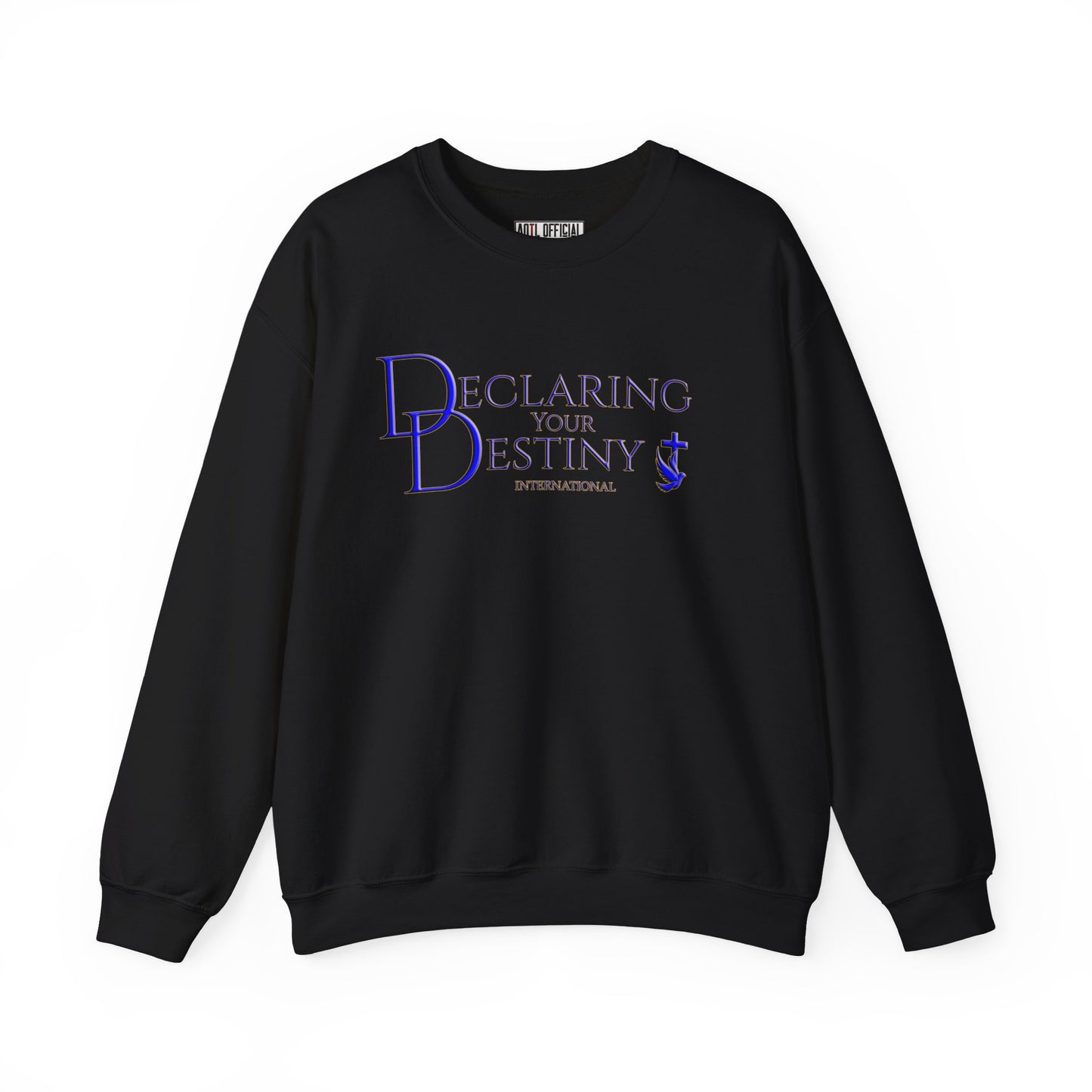 Declaring Your Destiny Blue & Gold Logo Unisex Heavy Blend™ Crewneck Sweatshirt