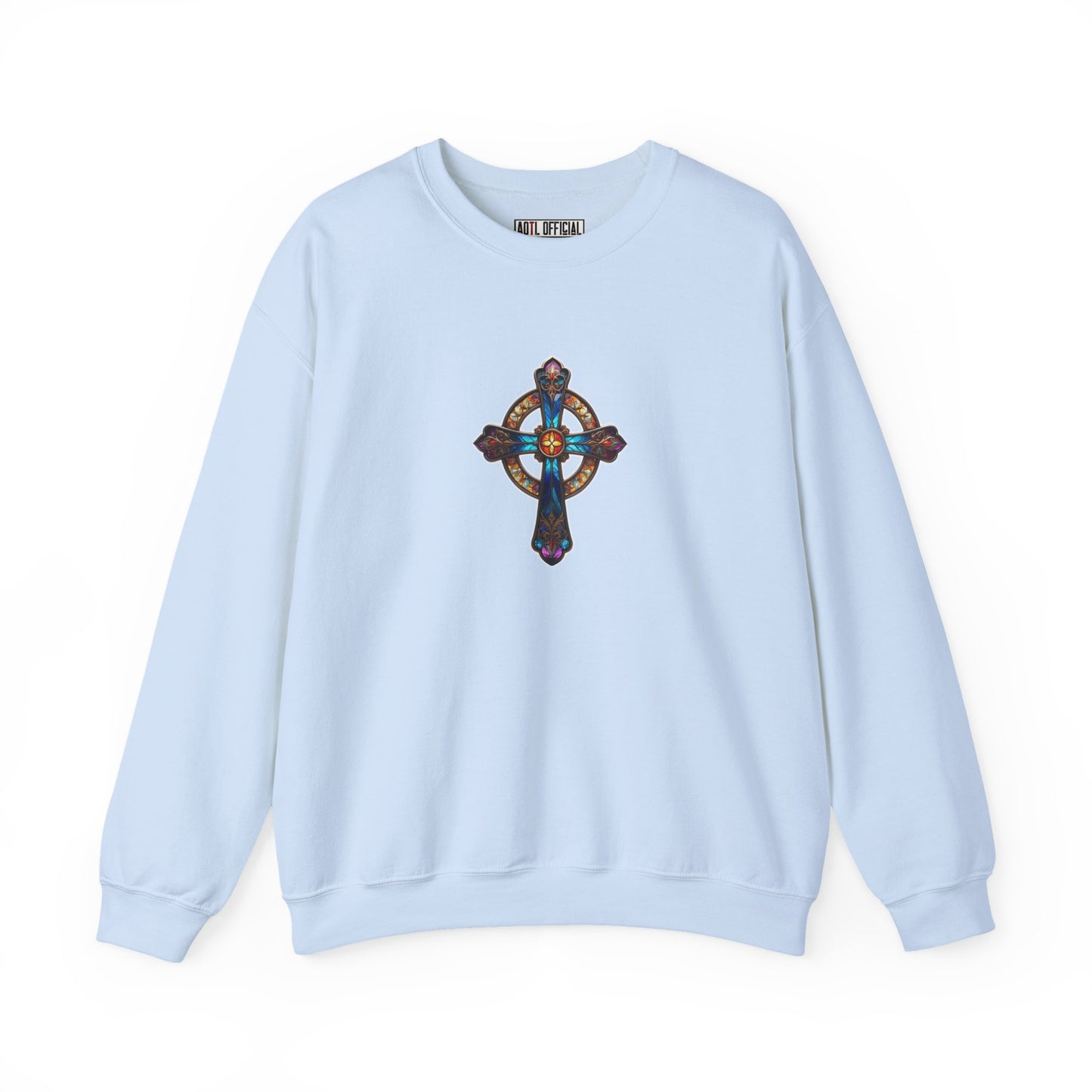 Radiant Cross Unisex Heavy Blend™ Crewneck Sweatshirt