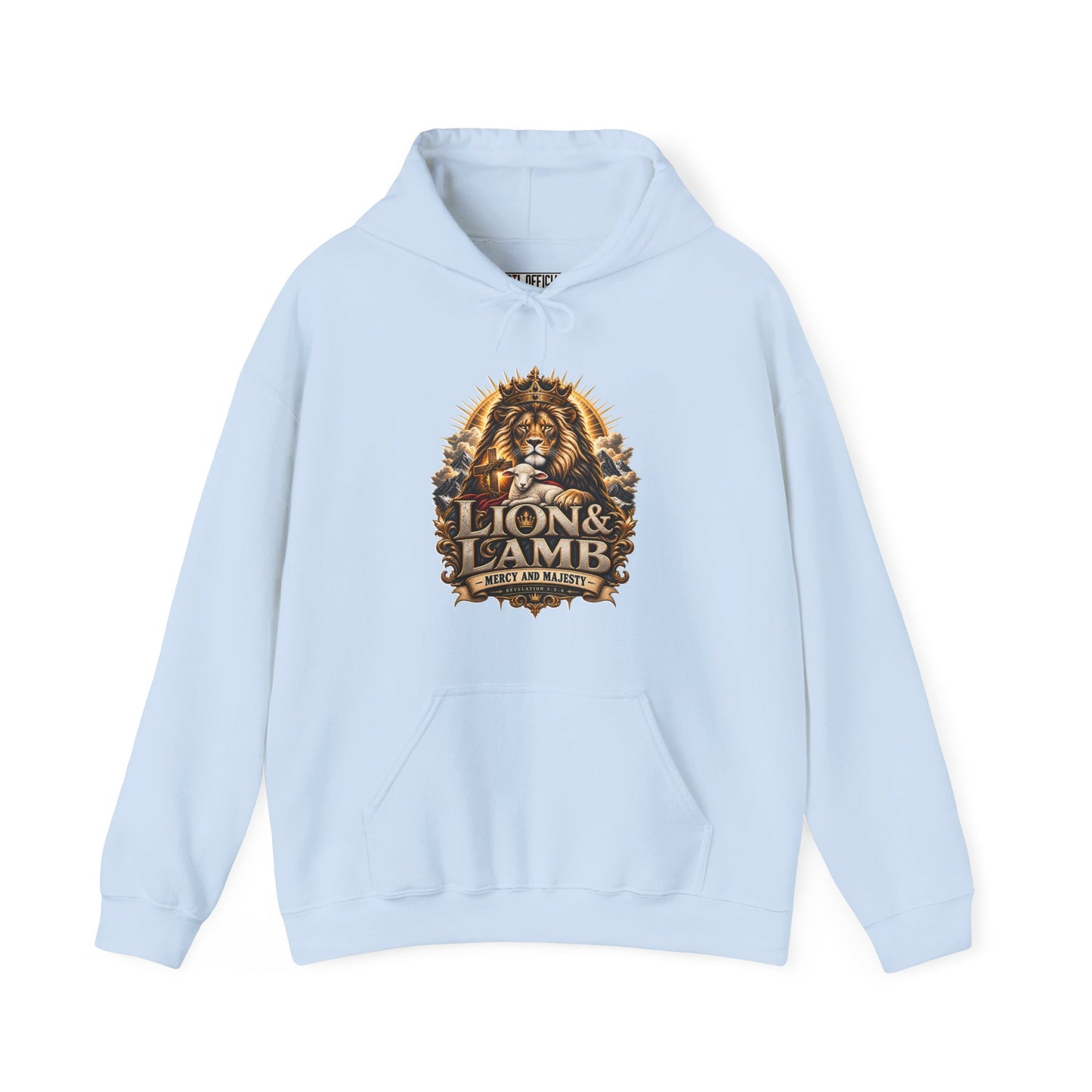 Lion & Lamb – Mercy and Majesty Christian Hoodie